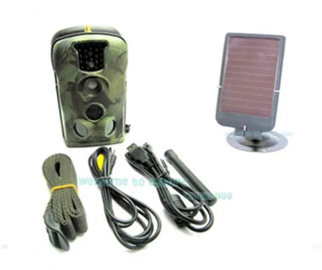 Cheap Free Shipping!New Acorn Ltl 5210MM Trail Farm Hunting GSM SMS/MMS Game Camera +7V Solar Panel