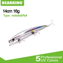 Bearking бренд рыболовная приманка BK-M32 5 шт. гольян 14 см 16 г глубина воблер гольян приманка пластиковая жесткая наживка; рыболовный воблер