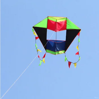 

free shipping 3D kite baskets kite with handle line weifang kite flying hcxkite factory ripstop nylon fabric outdoor toys