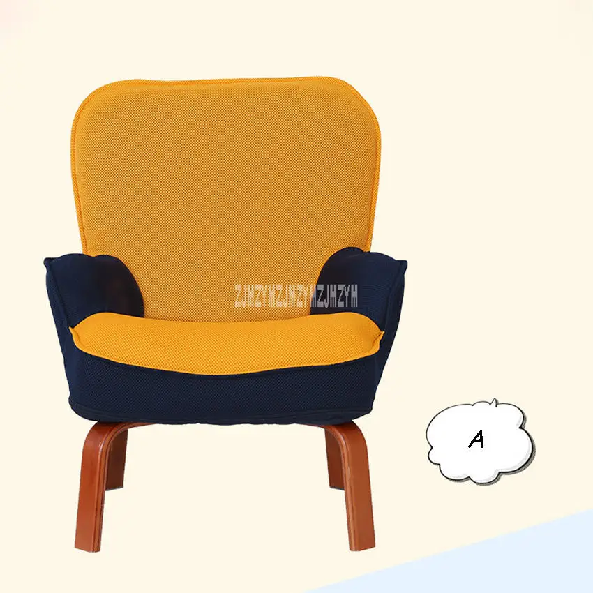 003HPEH-1 портативный детский диван стул гостиная моющийся стул для чтения спальня балкон Съемный Детский сад диван стул - Цвет: A