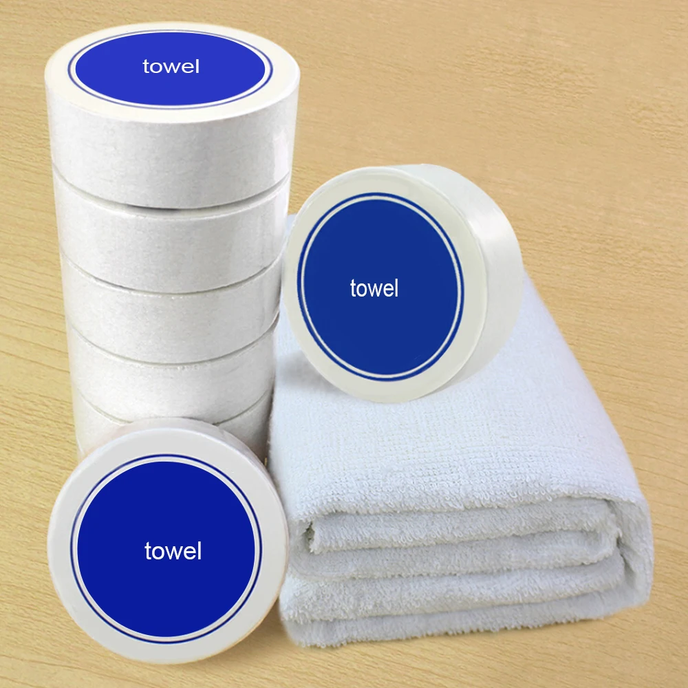 Portable Compressed Towels Space Saving Cotton Hotels Camping Trip