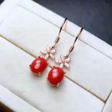 Женские серьги капельки shilovem из стерлингового серебра 925 пробы с