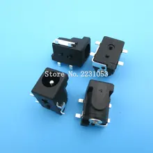 10 шт./лот SMD DC-005 DC разъем питания разъем DC005 5,5*2,1 мм 2,1 разъем Круглый иглы черный цвет