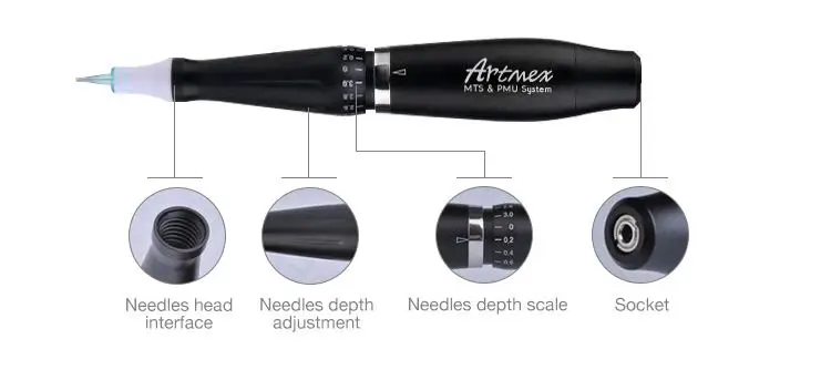 Artmex V3 MTS+ PMU цифровая Татуировка Профессиональный постоянный макияж машина для бровей Полупостоянный макияж устройство для татуажа татуировки