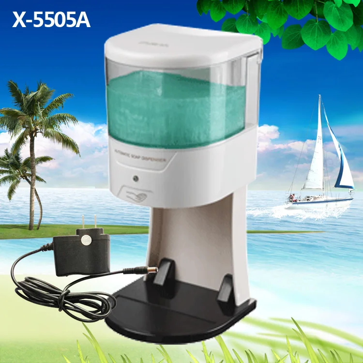 

Table top insertion inductance should be used to set the automatic liquid soap dispenser.