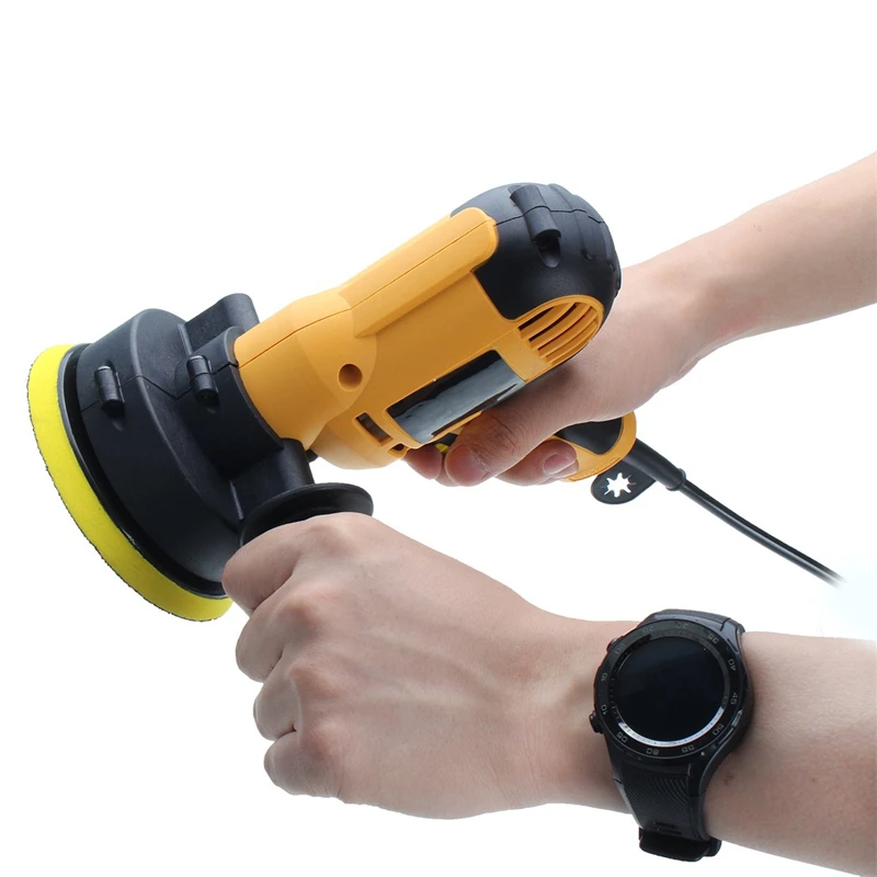 700W Portable Electric Car Polisher Waxing Machine Polishing Buffing Waxer Tool Polishing Machine also great for household use