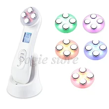 Facial EMS Electroporation Mesotherapy RF Radio Frequency Face Lift LED Therapy Photon Skin Care Body Massage Spa Beauty Machine