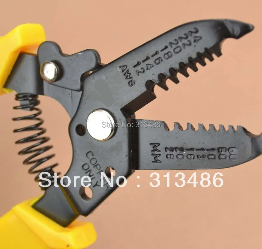 

multi-functional cable wire stripper AWG24-12 + wire cutter
