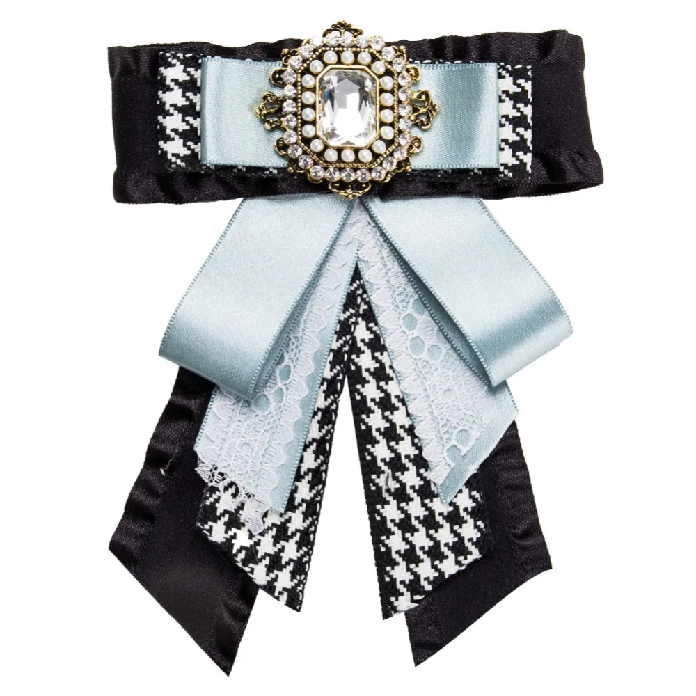 

Costumebuy Lady's Shirt Blouse Jewelry Bowknot Bows Cravat Bowtie Ribbon Pour Homme Neck Ties Pins Brooches Outfit Badge Gift