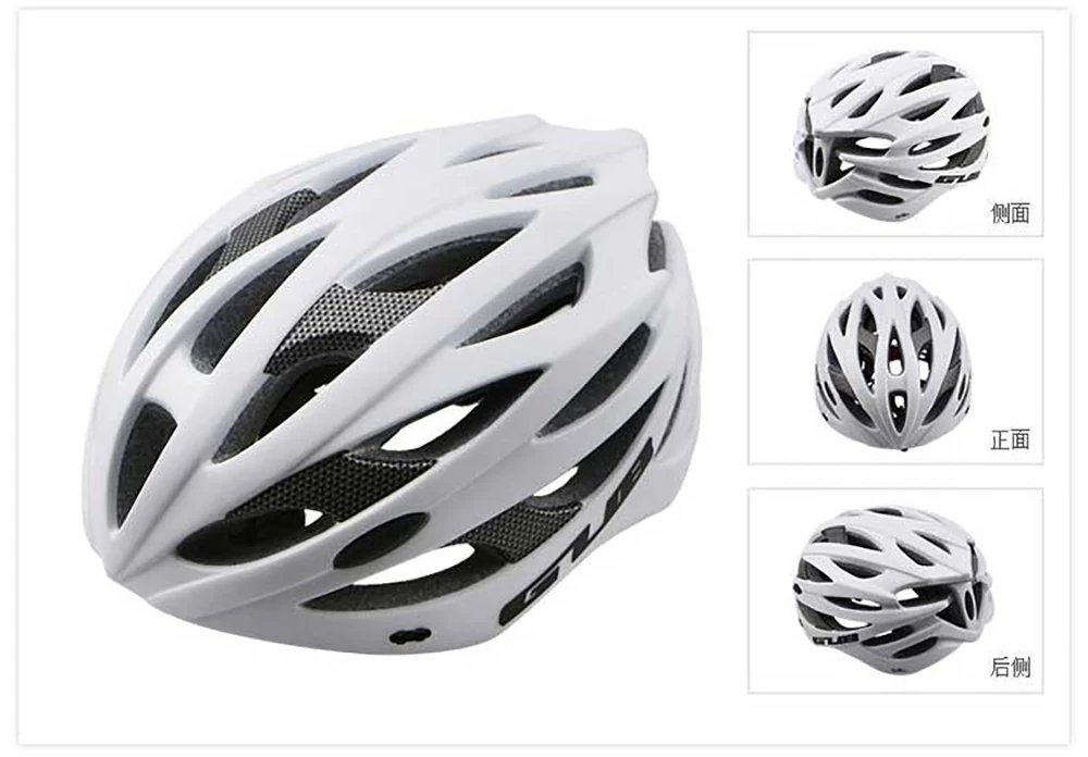 Gub dd große größe ultraleichtfahrradhelm mtb mountain road racing fahrrad fahrradhelm 28 lüftungsöffnungen integral geformten visier eps + pc