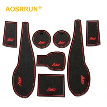 

Free shipping for Chevrolet Aveo special mat gate slot mat armrest box glass mat noise reduction car accessories car-styling