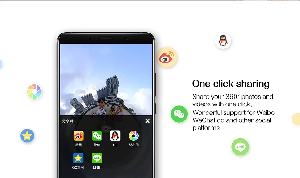 Huawei 360 Panoramic camera 3D and 360 live motion camera 2
