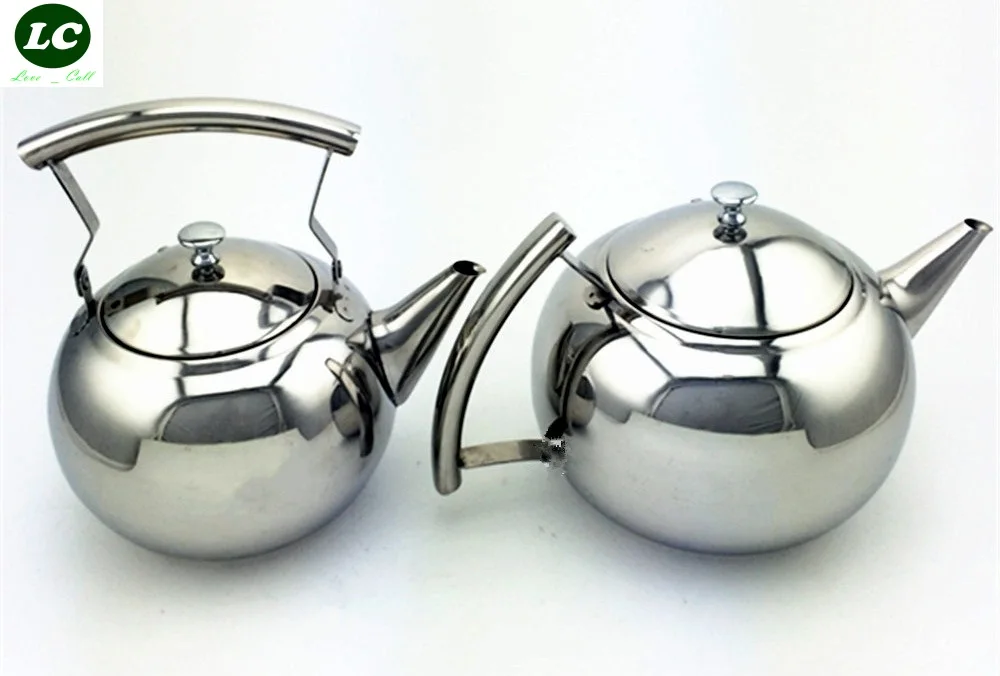 Inox Teapot with Filter mini Stainless steel Teapot tea Coffee pot hold