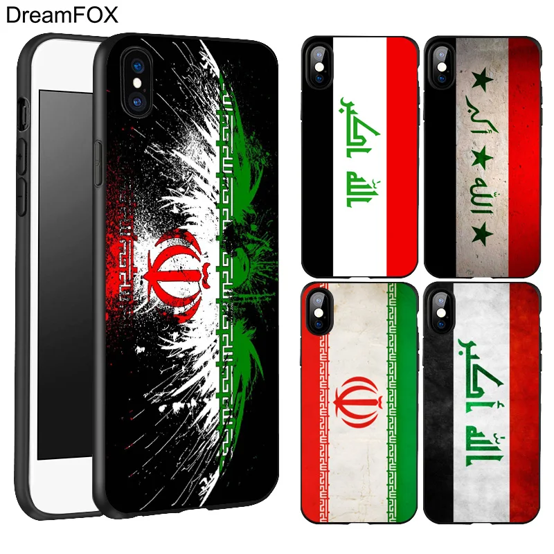 DREAMFOX L341 флаг Ирака черный мягкий Уретановый Термопластик (tpu) силиконовый чехол