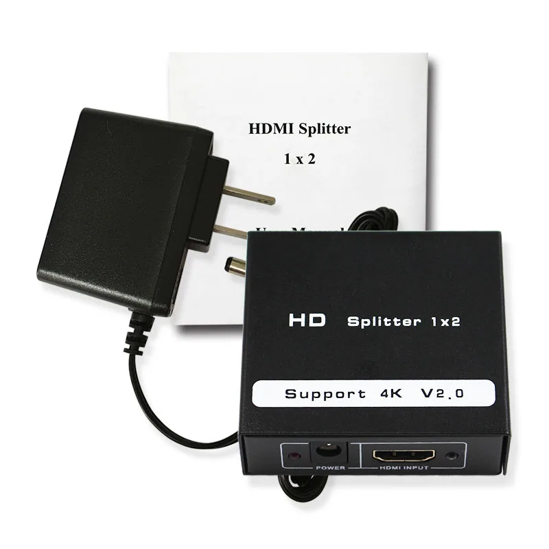 Новое поступление 2 порты и разъёмы HDMI 2,0 Full HD 2160 P HDR Splitter Extender 1X2 1 в из 4 к x 2 к/60 Гц Поддержка HDCP2.2 3D для PC DV