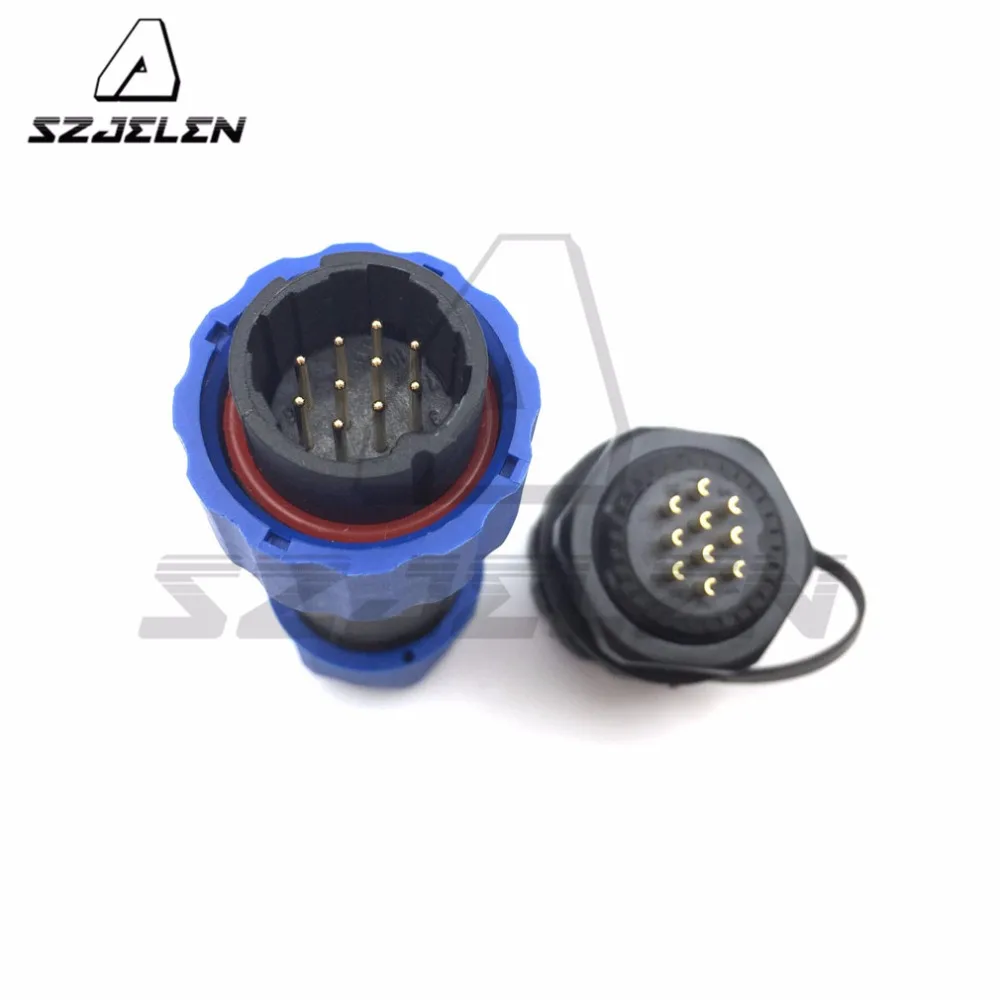 

SD20TP-ZM , 10pin waterproof connectors , IP68 cable connector Male plug Femal socket