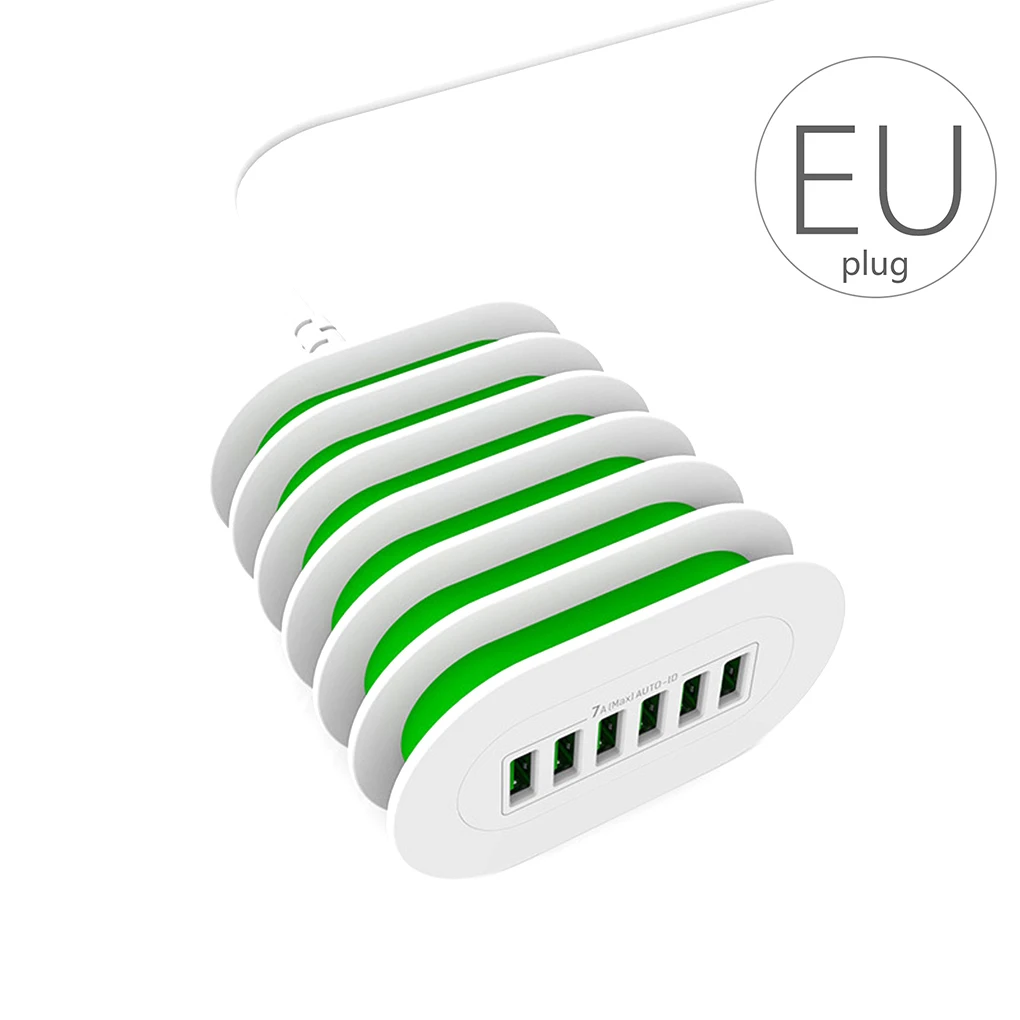 

6 Ports USB Charging Station 5V Mobile Phone Tablet Charger Desktop Ceilphone Holder Stand