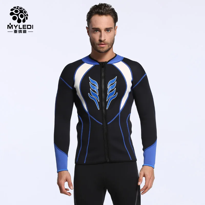 

3mmSBR men's Submersible surf coat chloroprene rubber surf waterproof heating