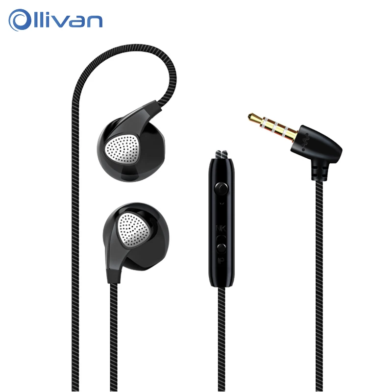 

OLLIVAN Stereo music Earphone BASS in-Ear Earphone Active Noise Cancelling Headsets DJ Earbuds HiFi Earphone for Mobile Phone