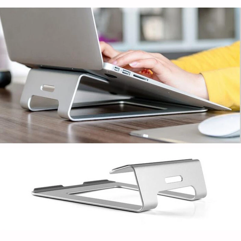 Aluminum Laptop Stand Holder Dock Desk Pad For MacBook Pro Air Tablet