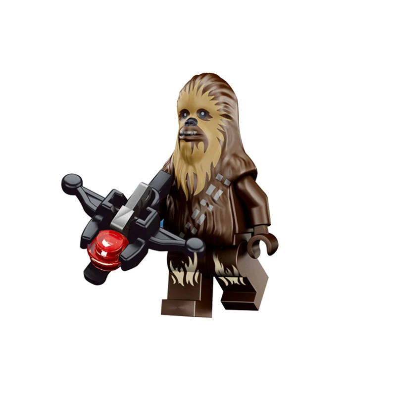 8 шт. Star Wars Luke Leia Han Solo Anakin Дарт Вейдер йода баночка с аксессуарами для оружия строительные блоки игрушки для детей