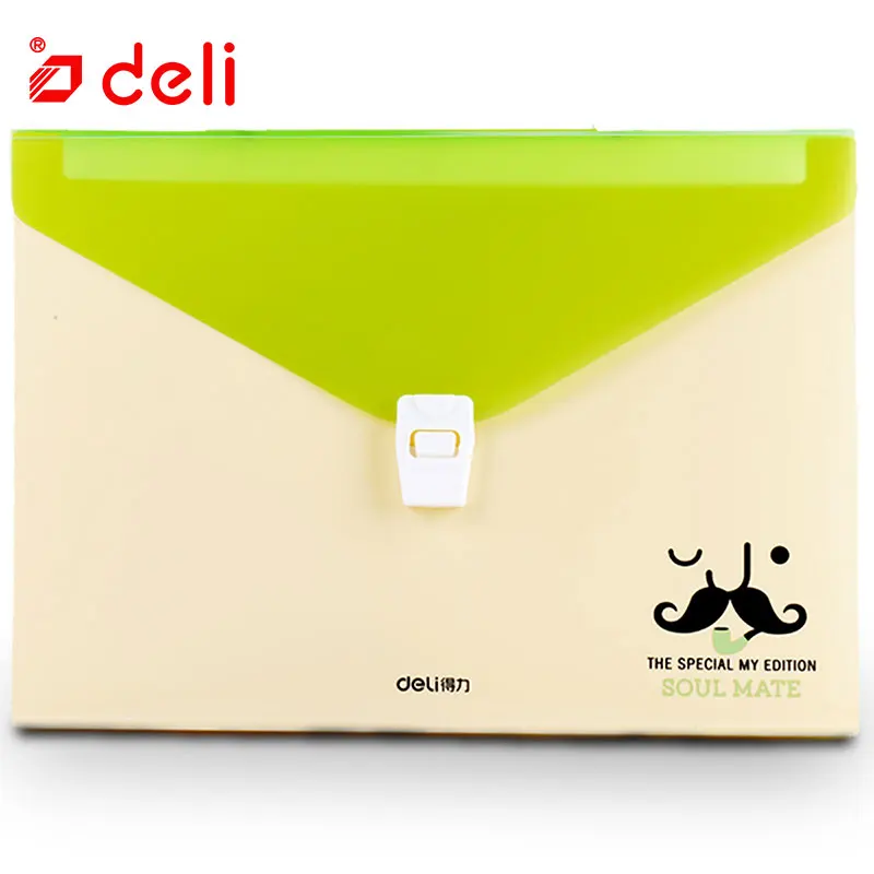 

Deli Mini Expanding File High capacity A4 Folder Document Office File Folders Portable Paper Bag Organizer School Office Supply
