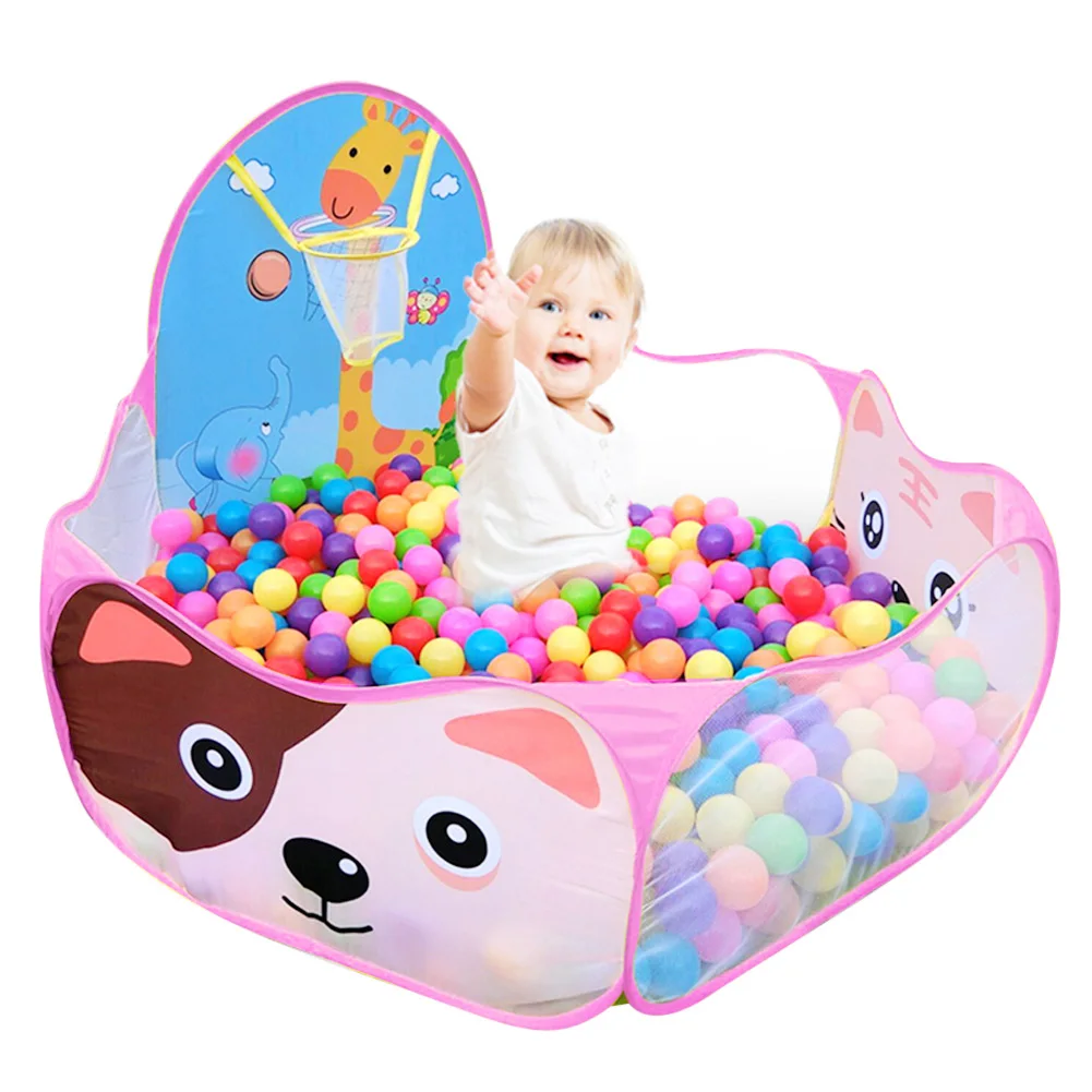Baby Kids Play Tent Portable Foldable Children Tent Eco-Friendly Ocean Balls Pool Game Tents Great Gift Games Play Without Ball