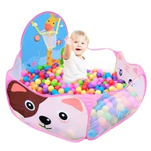 Baby Tents Children Baby Boys Girls Ocean Ball Pit Pool Game Arena Play Tent with Basketball