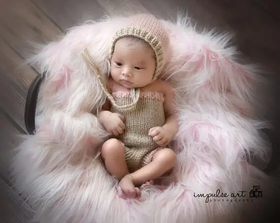 

0-1M or 3-4M Newborn baby costume photography props knitting hat infant baby photo props new born baby girls outfits