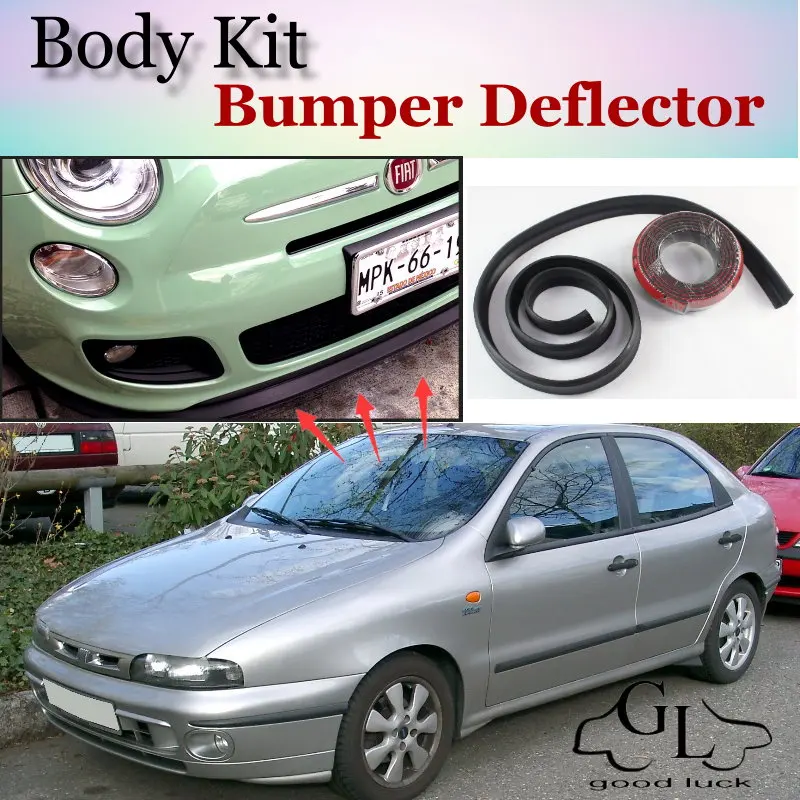 Paraurti Labbro Deflettore Labbra Per Fiat Brava/Bravissimo/Bravo Spoiler Anteriore Gonna Per Topgear Tuning/Body Kit/Strip