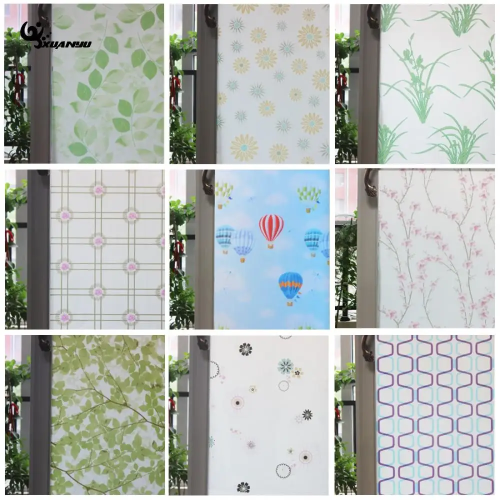 Buy PVC Translucent & Adhesive & Concise Glass sticker Removable Window