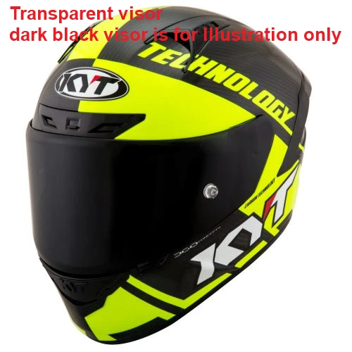 KYT полный шлем мотоциклетный шлем DOT или ECE сертификат прозрачный козырек NX-RACE - Цвет: Carbon Race-D Yellow