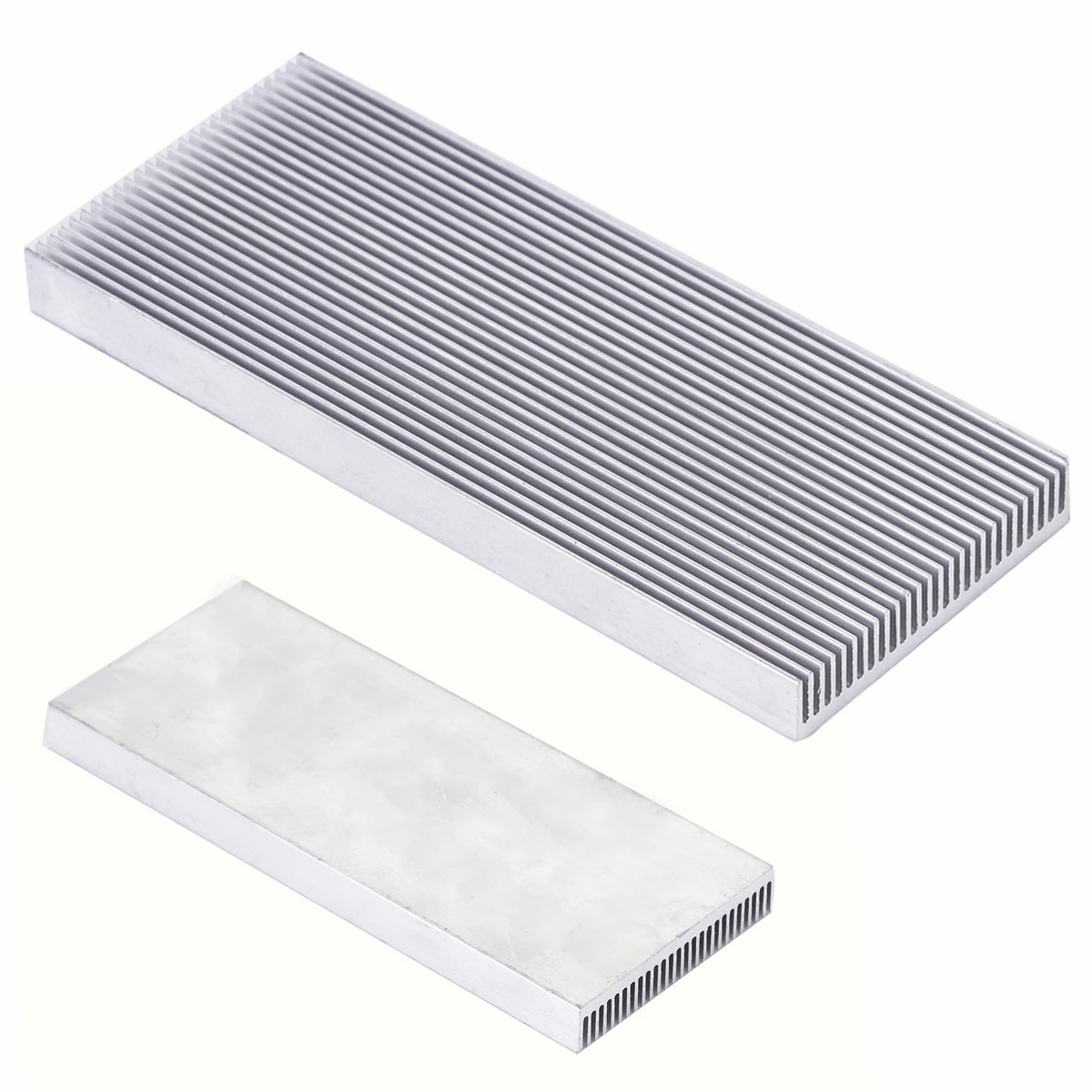 100x41x8mm Aluminum Heat Sink IC Heatsink Cooling Fin for CPU LED Power Active Component IC Transistor