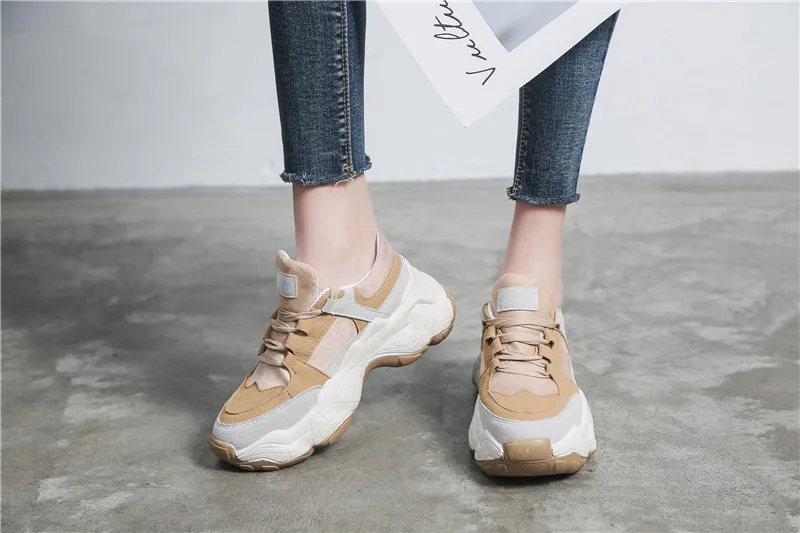 Rimocy 2020 primavera sapatos casuais mulher rendas