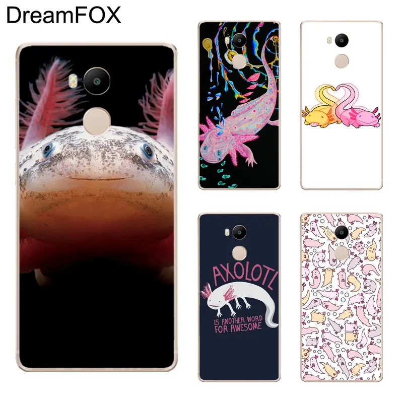 DREAMFOX K010 Adorable Axolotls Soft TPU Silicone Case Cover For Xiaomi Redmi Note 3 4 5 Plus 3S 4A 4X 5A Pro Global |