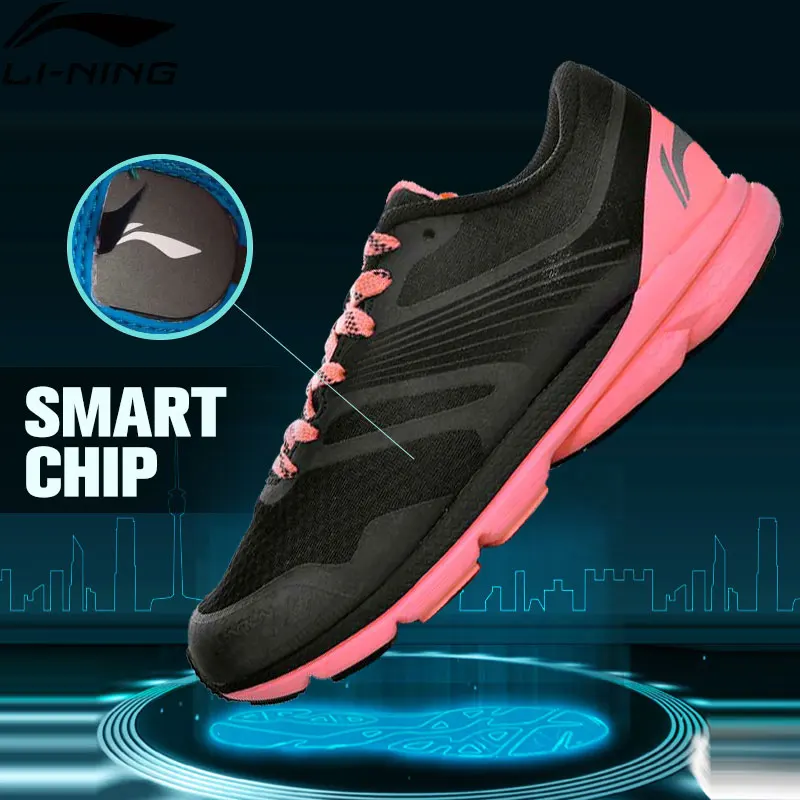 Lining Women's Rouge Rabbit Smart Running Shoes Cushioning Smart Chip