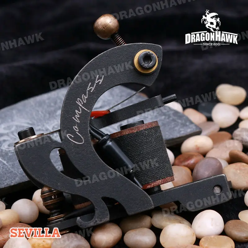 Compass Tattoo Machine Sevilla Shader Steel Frame Copper Coils Wq2067 Compass Tattoo Machine Tattoo Machine Coiltattoo Machine Shader Aliexpress