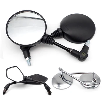 

Universal Motorcycle Mirror Rearview Side Mirrors Motor Accessories for honda shadow 125 kawasaki zzr1100 honda cbr 954rr