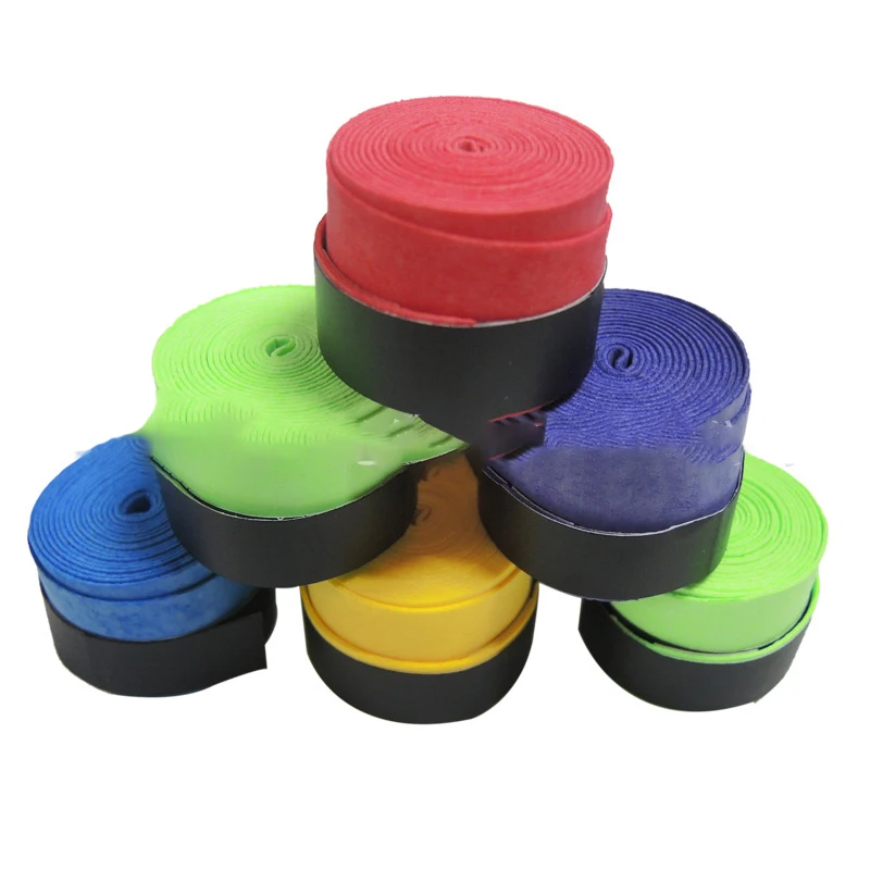 Allpha 60pcs Tennis Grips Dry Badminton Racket Overgrip Sweatband Tape Badminton Fishing Grip 0.7mm Dry