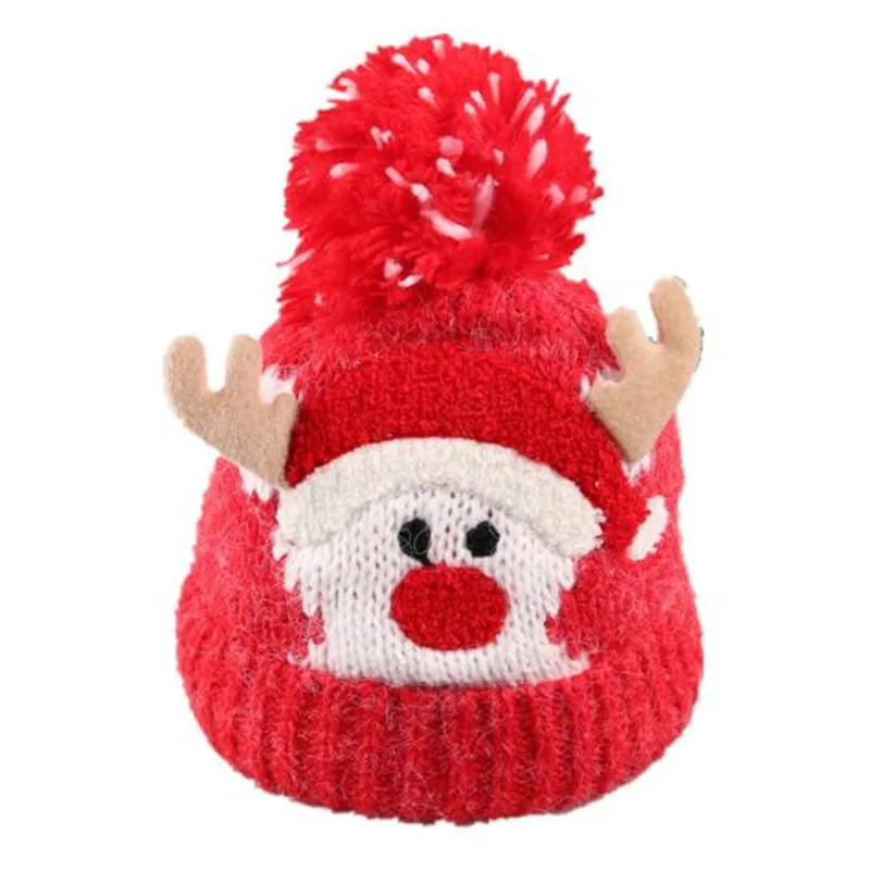 WYNLZQ рождественские шапки, детская Рождественская шапка, шапка Санта-Клауса, оленя, снеговика, рождественские подарки, шапка, рождественские подарки, свитер, теплая зимняя детская одежда - Цвет: 2