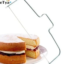 1 шт. Регулируемый провод для торта из нержавеющей стали прибор для ровного разрезания выпечка торта DIY инструменты высокого качества кухонные аксессуары