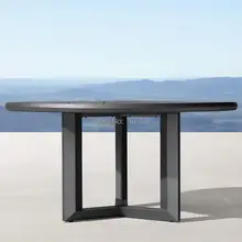 Современный внутренний дворик садовые алюминиевые круглые мебель для журнального столика просвет