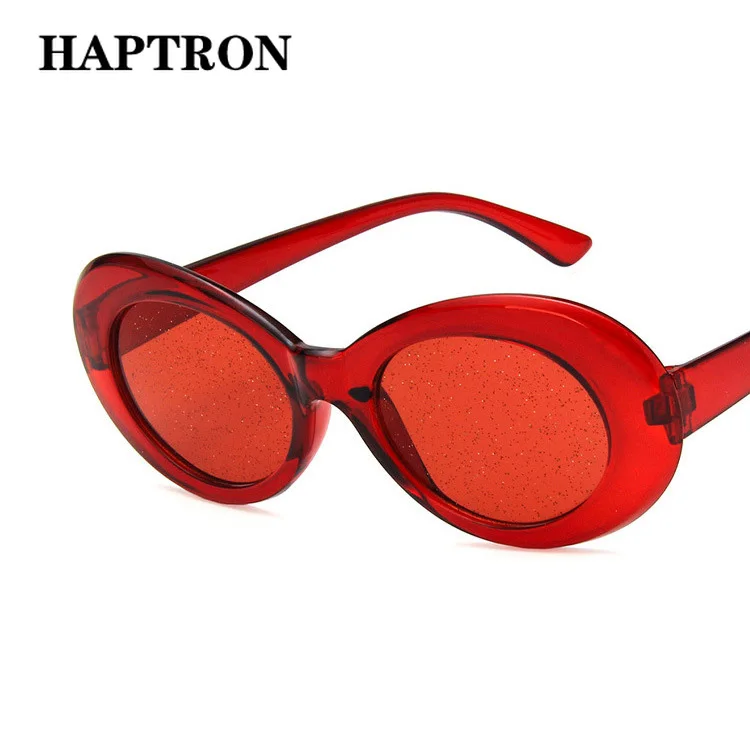 HAPTRON moda mujer 2018 Овальные Солнцезащитные очки женские брендовые Роскошные