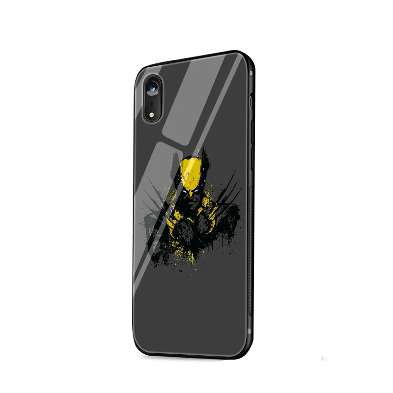 G11 Росомаха рентгеновский кости чехол для iPhone 5 5S SE 6 6s 7 8 Plus XR X XS Max защита стеклянной крышки - Цвет: G11