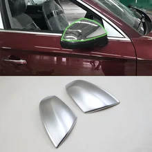 OUBOLUN ABS car accessories Car body kits door mirror cover For 2018 AUDI Q5L car body kits abs chrome door mirror cover pedal car sticker for honda accord 2018