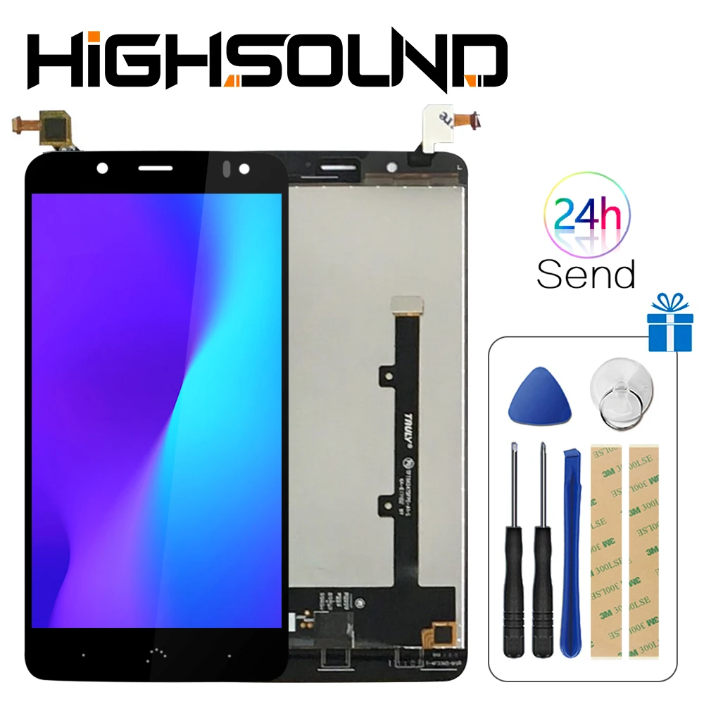 Для BQ Aquaris V Plus ЖК дисплей + сенсорный экран дигитайзер сборка панели для Pantalla