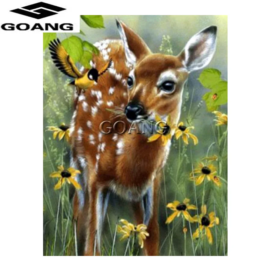 

full Square Diamond mosaic paintings diamond embroidery diamond painting animals Cross Stitch kits home decor deer