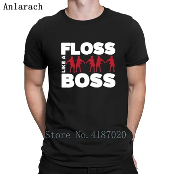 

Floss Like A Boss Flossing Dance Moves Tshirt Fun Designer Top Tee Formal Tshirt For Men O-Neck Spring Autumn Comfortable