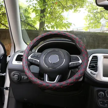 

Jameo Auto Faux Leather 38cm/15" Car Steering Wheel Cover for BMW X1 X3 X5 X6 E90 E91 F30 F31 F34 320 328 F07 F10 F11 F48 520