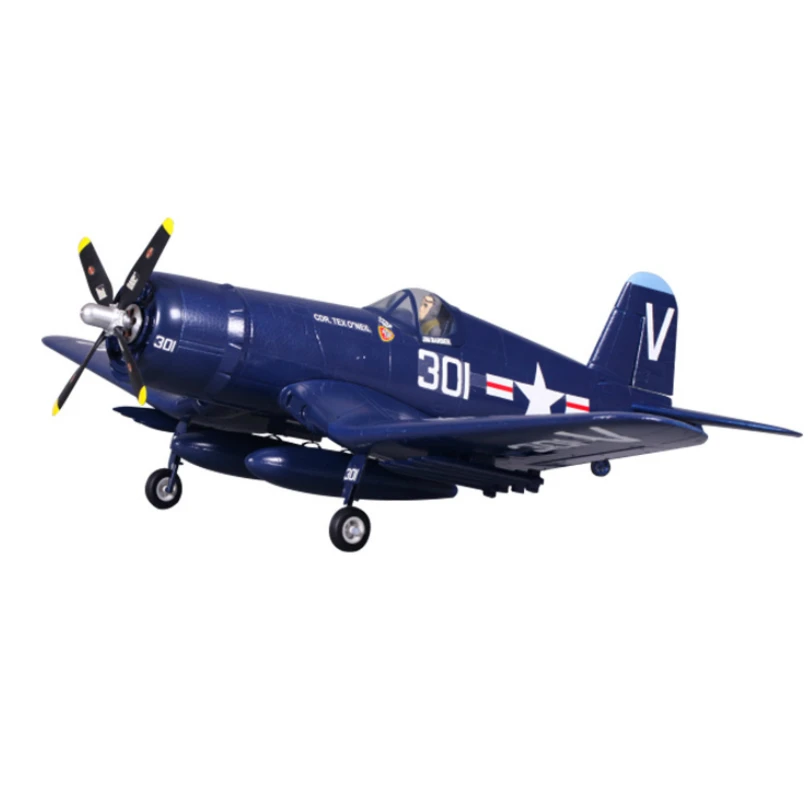 FMS 800 мм Мини F4U Corsair V2 синий 4CH 2S EPO маленький дешевый PNP RC самолет Warbird хобби модель самолет авиация Avion